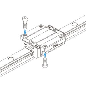 THK Linear Guide Block - Standard/Wide/Wide Long/Long, Interchangeable, Standard Grade, Model HSR