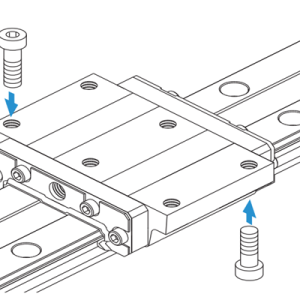 THK Linear Guide Assembly - Standard/Wide/Long Block, Wide Rail, Model HRW